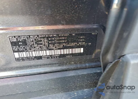 2024 Toyota Rav4 Xle z USA, uszkodzony, nr VIN 4T3RWRFV2RU114751